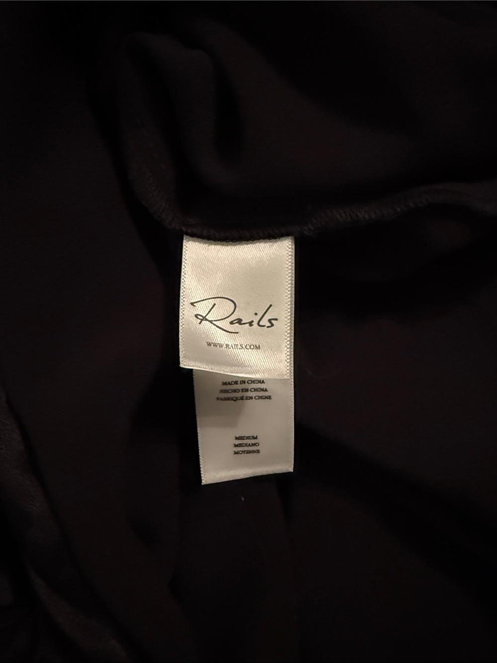 Rails Dina V-Neck Flutter Sleeve Dress M - Picture 10 of 11